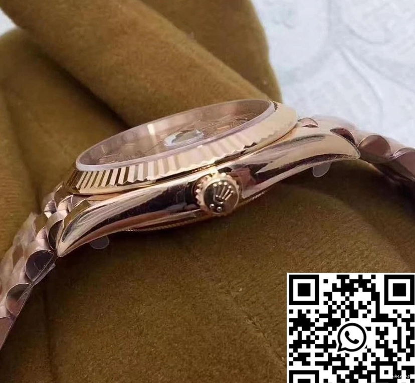 Gold 1026 Sundust Rose 40 Dial Comfortable 228235 EW 40MM Rolex Day-Date Factory 0723